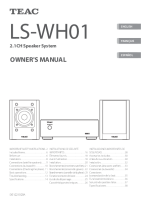 Teac LS-WH01-Owners-Manual 